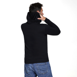 Мужская кофта теннисная Tennis-Point Camo Dazzle Hoody Men - Black, Multicoloured