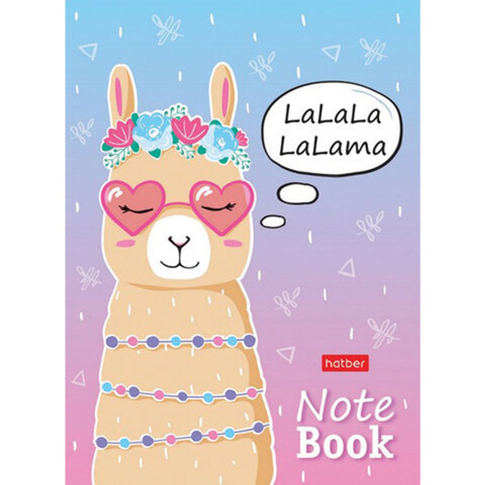 Блокнот МАЛЫЙ ФОРМАТ (105х145мм) А6, 24 л., скоба, мелованная бумага, HATBER, "Милые Создания" (8 дизайнов), 24Б6В1