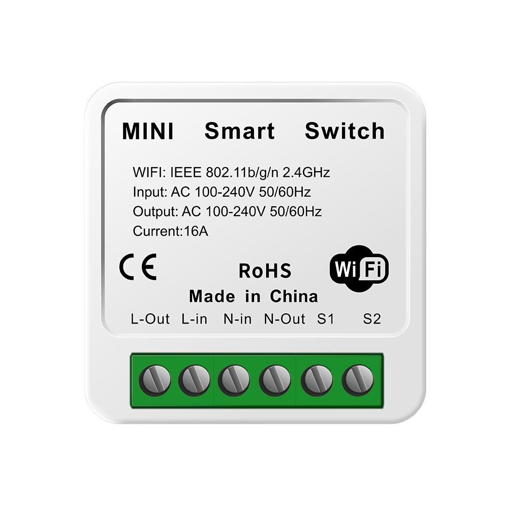 Умное WiFi Реле NEURACUBE MINI, 16А/3520Ватт (ewelink, Работает с Яндекс Алисой)
