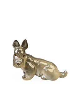 Фарфоровая статуэтка "Скотч-терьер" ЛФЗ