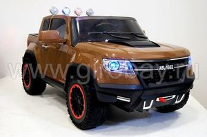 Детский электромобиль River Toys Chevrolet X111XX коричневый