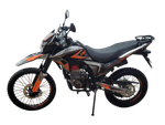 Мотоцикл Regulmoto TE 4 valve oil Черный/ оранжевый