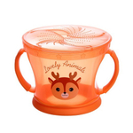 Контейнер для хранения питания детский, непросыпайка, цвет оранжевый 3532969