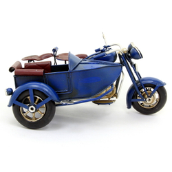 Модель мотоцикла с коляской 21 х 14 х 13 см