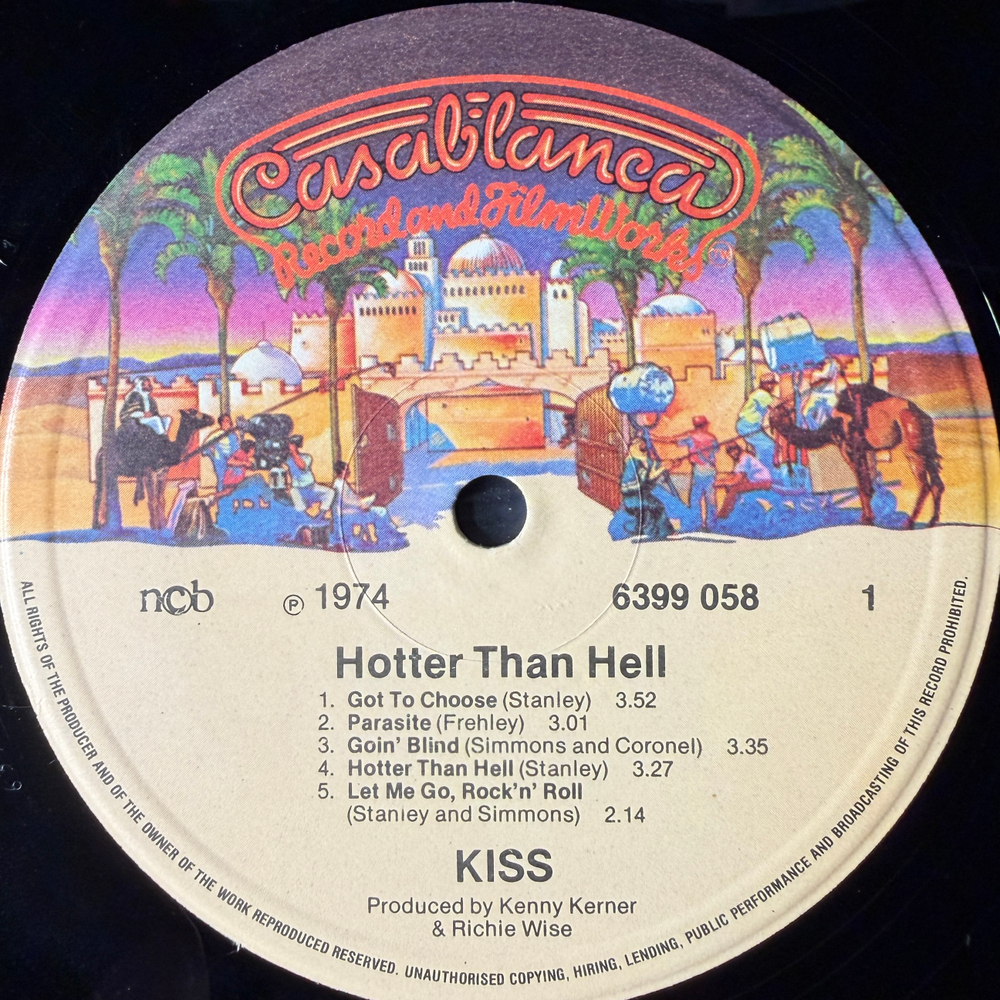 Виниловая пластинка Kiss - Hotter Than Hell LP