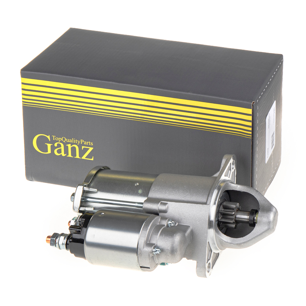 Стартер (12V/1,1kW/9 зубьев) OPEL Astra H/Corsa D/Insignia/Meriva/Signum/Vectra GANZ GIP14001
