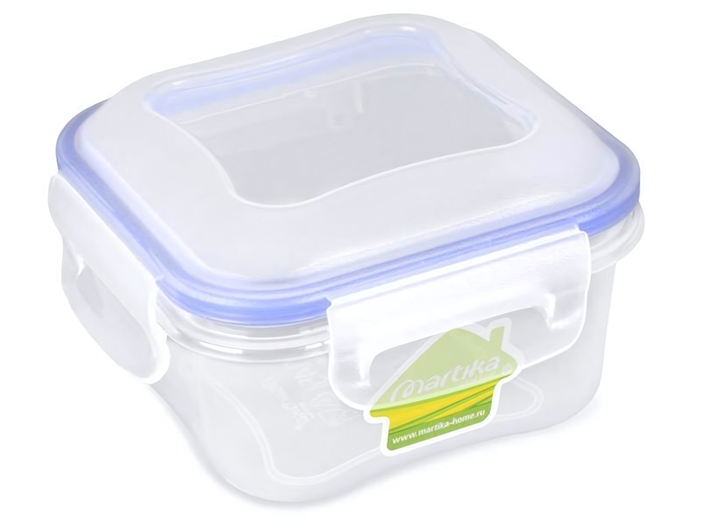 Контейнер 0,45л "Спессо" герметичный, квадратный