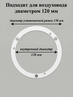 Вентиляционная Решетка КП ЛЕЙС 120х120 белый