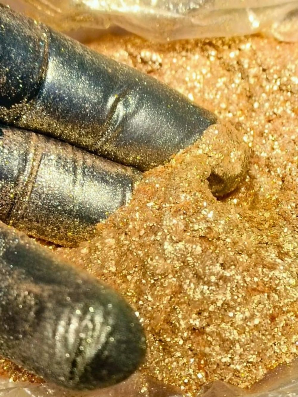 Золото Премиум супер мерцающий блеск - для литья изделий