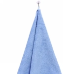 Полотенце махровое 50*90см «Neapol» цвет голубой 10520 плотность 450гр/м2 с петелькой-подвесом