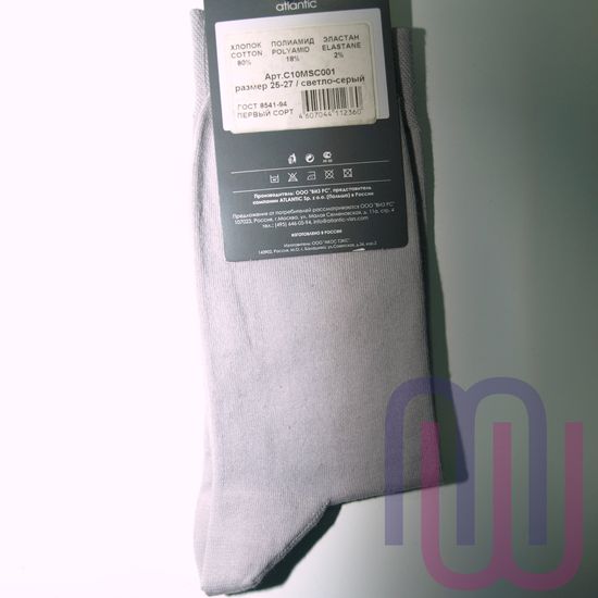 Носки мужские ATLANTIC C10MSC001
