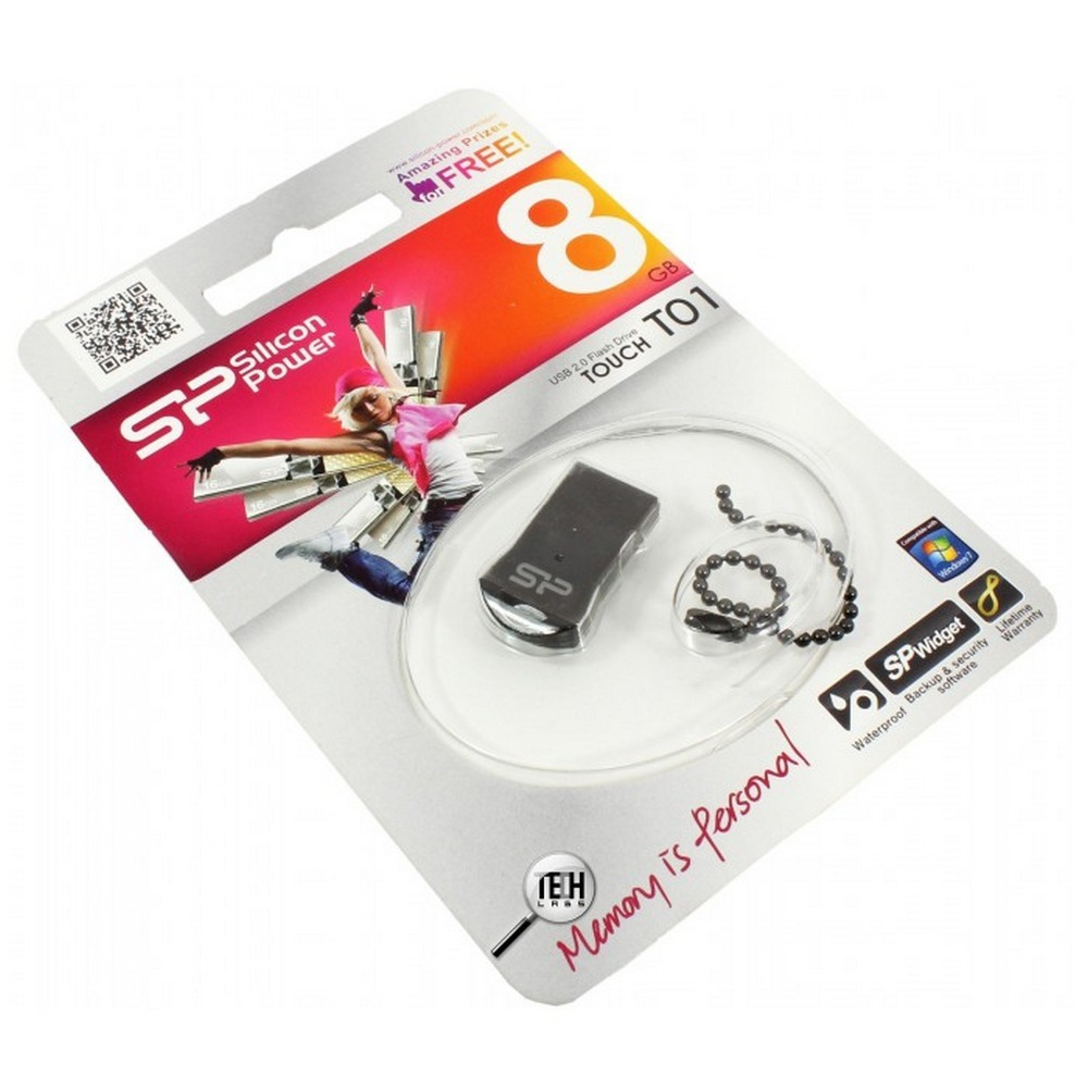 USB накопитель 8GB Silicon Power Touch T01 USB 2.0