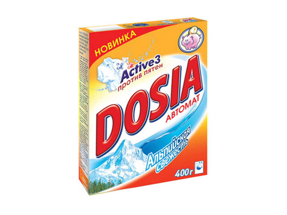 Порошок стиральный д/машины-автомат Dosia 400г Automat Альпийская свежесть