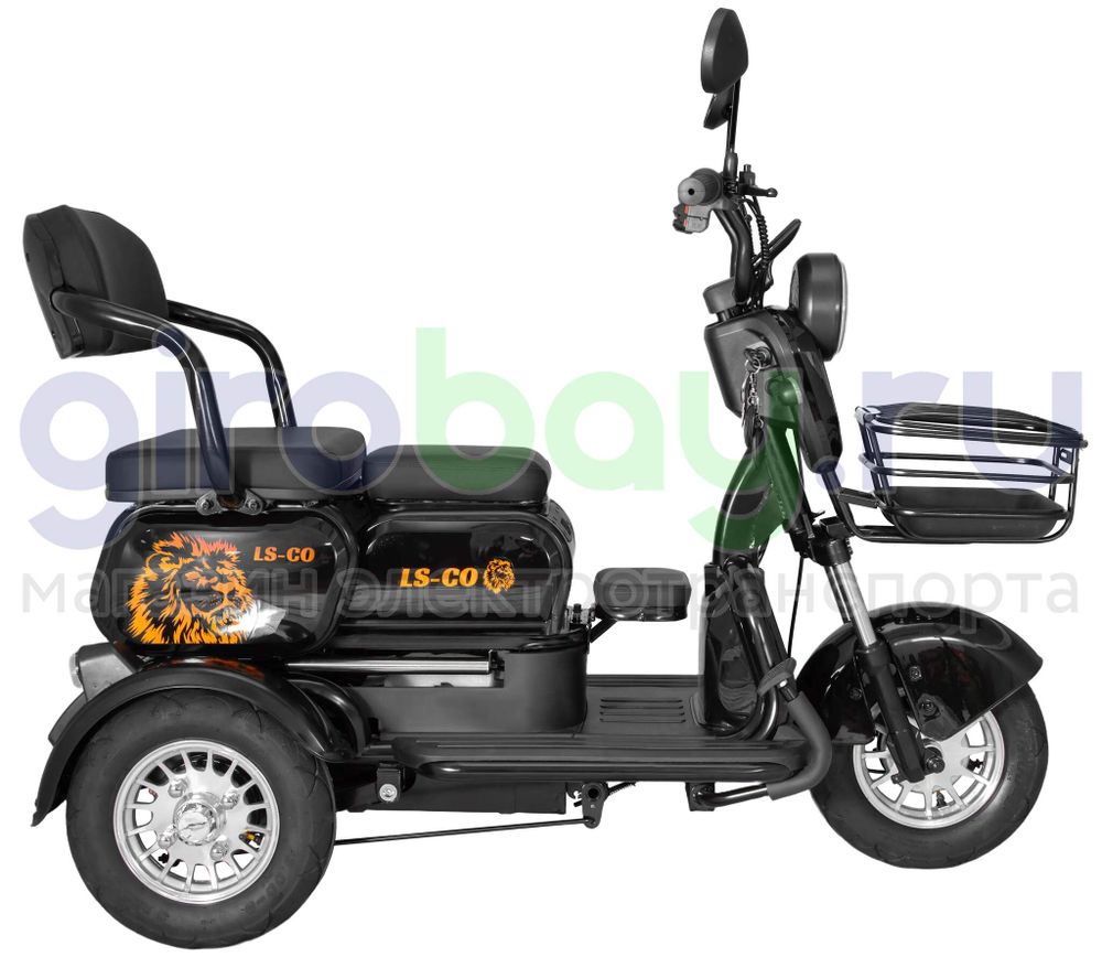 Электроскутер LS-CO KTX 1000W (60V/20Ah) - Черный фото №8