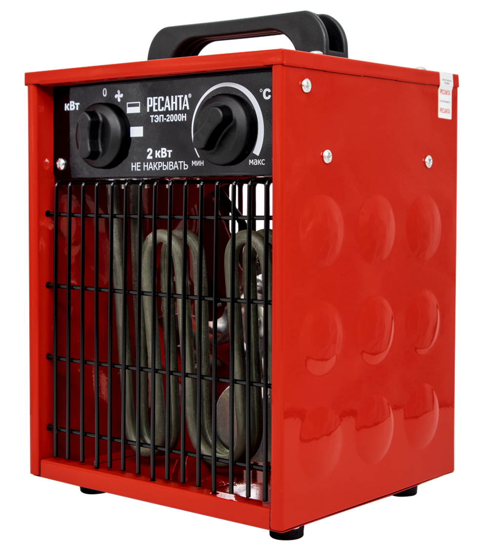 Электрический тепловентилятор РЕСАНТА ТЭП-2000Н - [2 кВт / 220В]