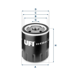 UFI - 2343900-UFI - Oil Filter