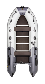 Ривьера 3600 СК компакт серый/графит (лодка ПВХ под мотор)