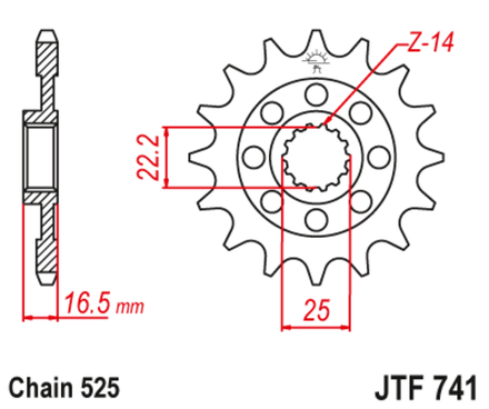 Звезда JTF741.14