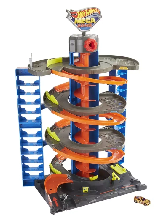 Трек Хот Вилс трек Мега гараж трасса GTT95 HFH03 с машинкой