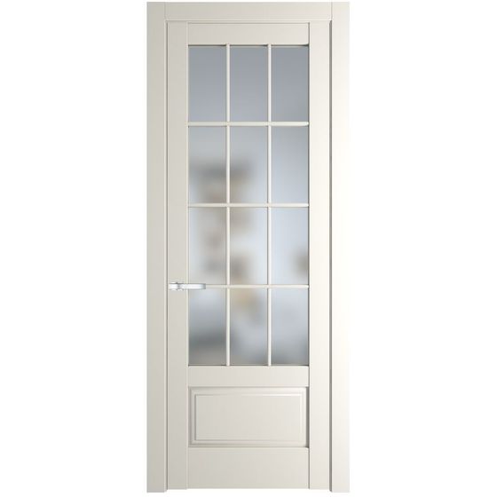 Межкомнатная дверь эмаль Profil Doors 4.2.2 (р.12) PD перламутр белый стекло матовое
