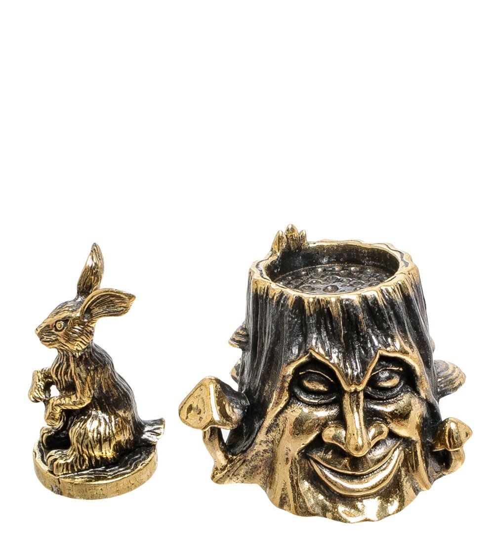 AM-1775 Наперсток «Пень с Зайцем» (латунь)