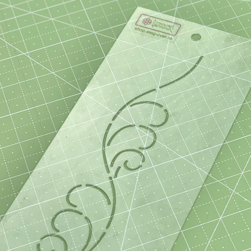 Шаблон для стежки "Перо - 6" (арт. T35)