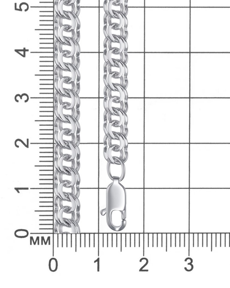 Фото цепочка на шею бисмарк размерная сетка