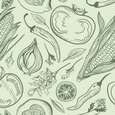 Зеленый вегетарианский