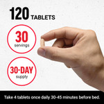 Force Factor, Test X180® PM, 120 таблеток
