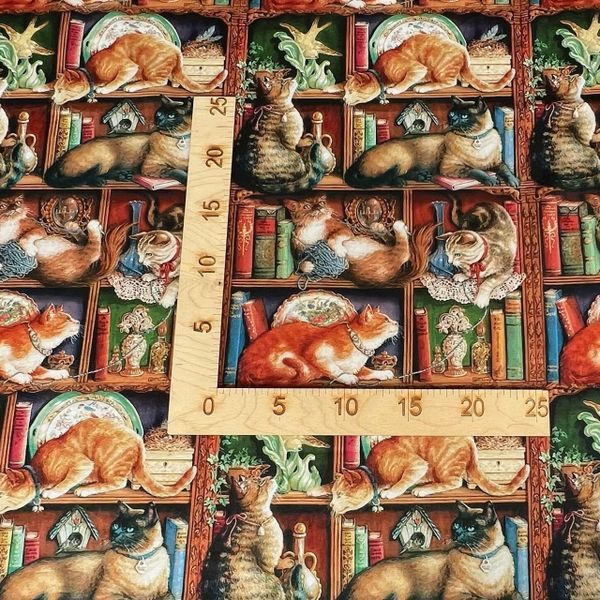 НАРЕЗКА ПО РАПОРТУ 70 /110 см, КНИЖНАЯ ПОЛКА, КОТЫ 2