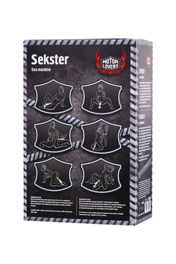 Секс-машина Sekster, MotorLovers, ABS, белая, 29 см