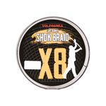 Леска плетеная Carp Hammer "Shock Braid X8" 100м/0.27мм 38LB цв. черный