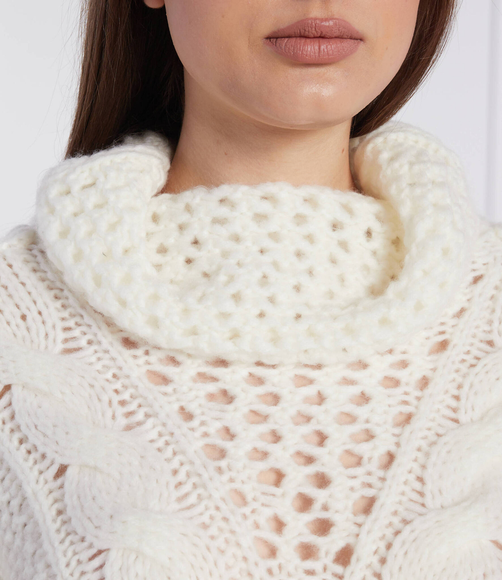 Хлопковый свитер Marc Cain - белый(TC 41.30 M14)