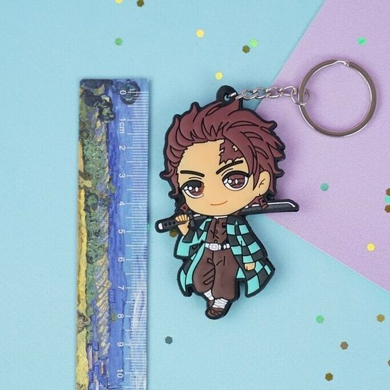 Брелок резиновый "Demon Slayer" C