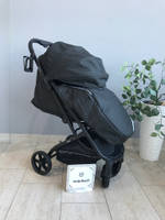 Коляска прогулочная MEGA (Indigo) (черный)