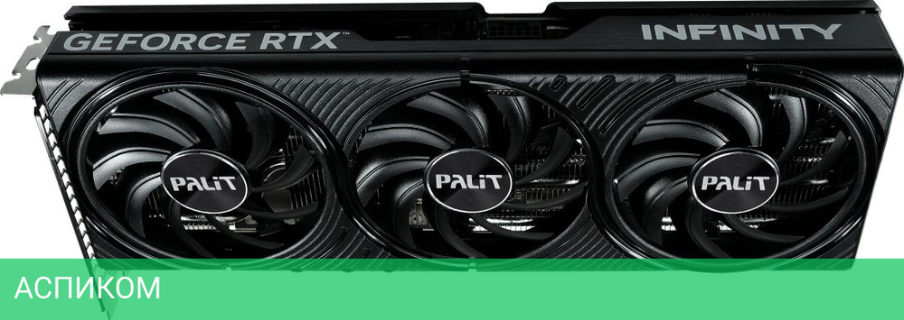 Видеокарта Palit GeForce RTX 5070 Infinity 3 OC 12GB GDDR7 (NE75070S19K9-GB2050S)