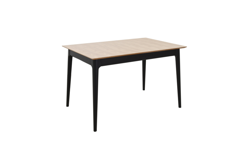 Стол Аврора разжвижной Плей 140(180)*80*75 Дуб светлый/Черн.