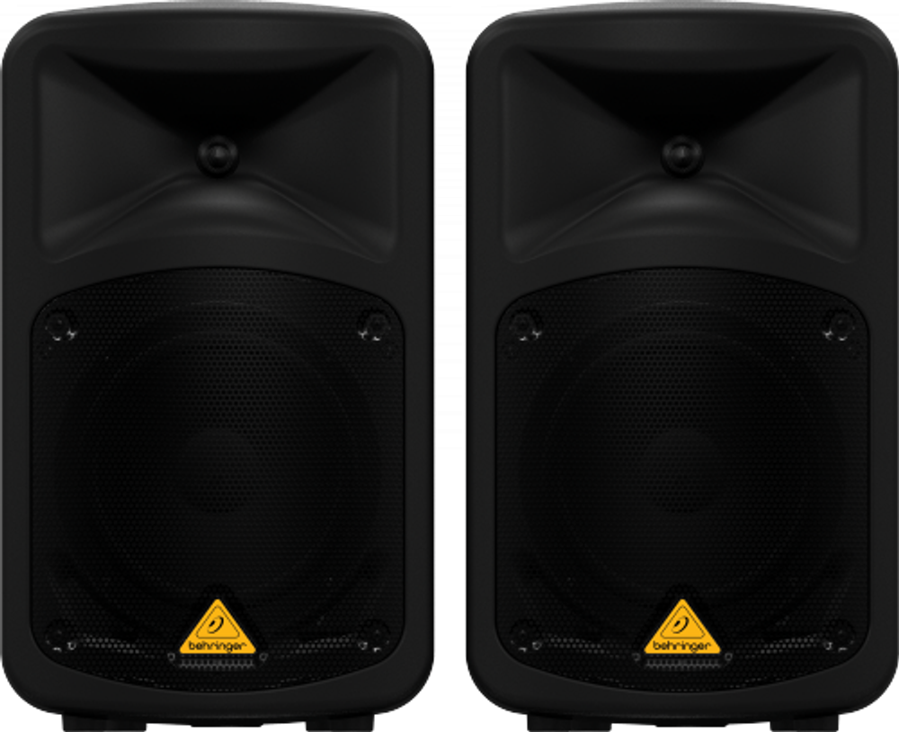 Behringer EPS500MP3 - портативная система звукоусиления, 500 Вт, 8-канальный микшер-усилитель, 2-х полосная акустическая система - 2шт, MP3-плейер.