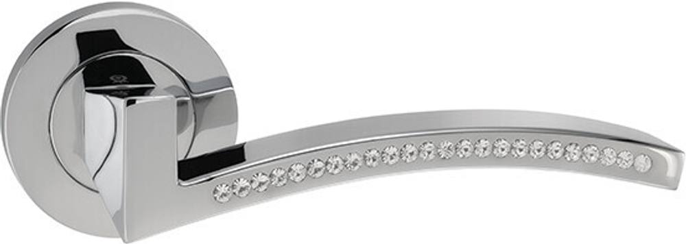 Ручки дверные Fly Swarovski 105CR-16E ORO&ORO