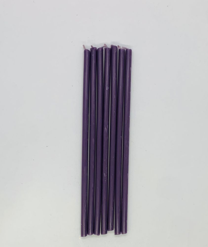 Свеча парафин-70% воск-30% «Фиолетовая»