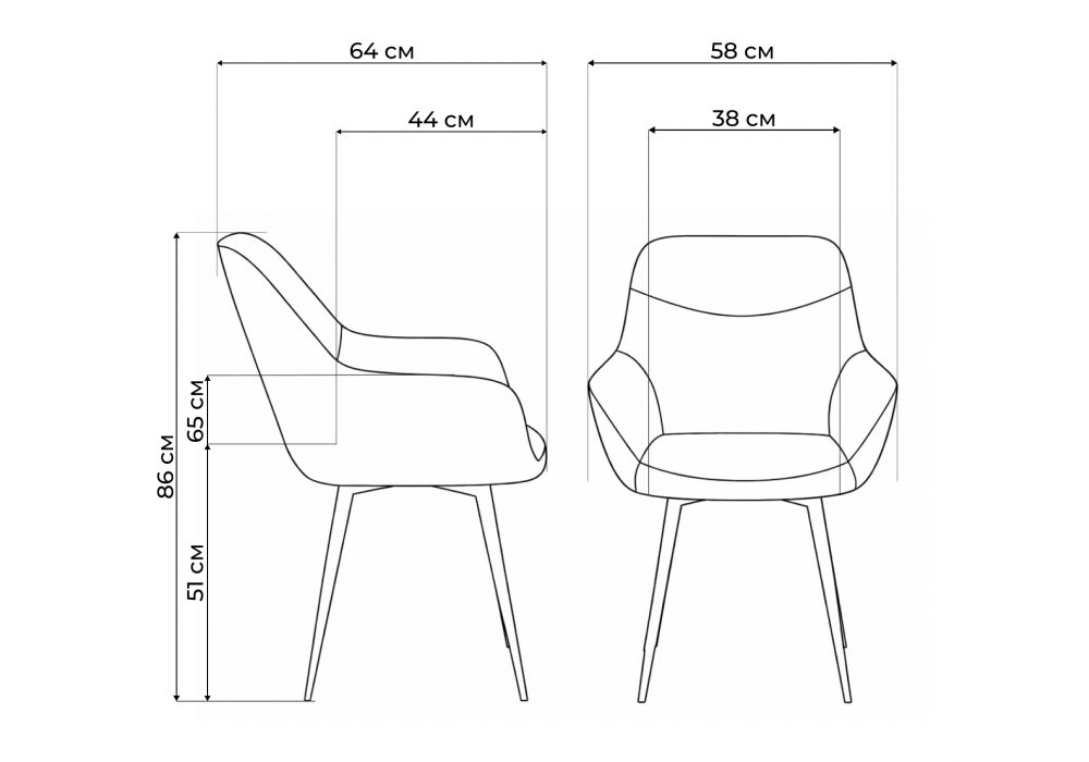 Стул на металлокаркасе Woodville Флюид бежевый (zd 210), черный