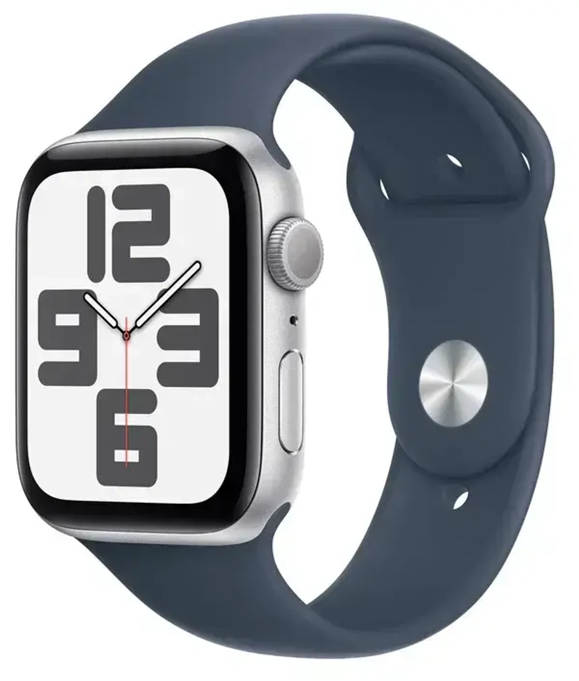 Смарт-часы Apple Watch SE 2024 GPS 40mm Silver Aluminium Case with Storm Blue Sport Band M/L