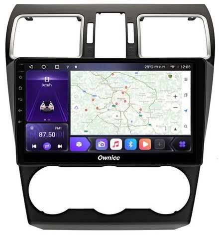 Магнитола для Subaru Forester, Impreza, XV 2015-2018 - Carmedia OL-9511-3 QLed, Android 12, TS10, CarPlay, 4G SIM-слот