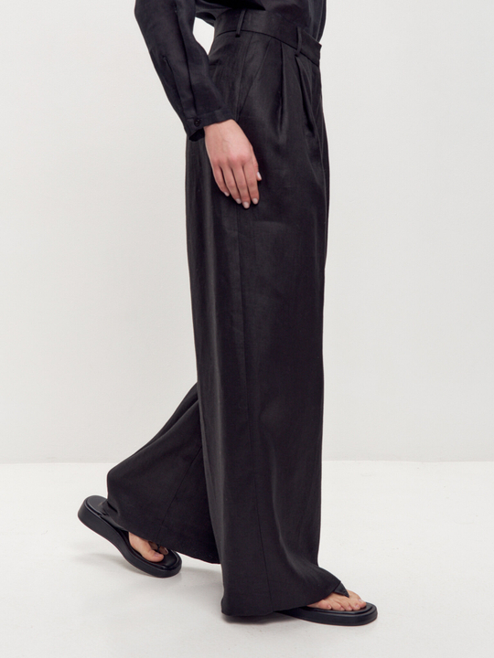 Льняные брюки