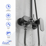Душевая стойка Ceruttispa ОРАЦИО II RSGR (ORAZIO II RSGR) из латуни, цвет серый