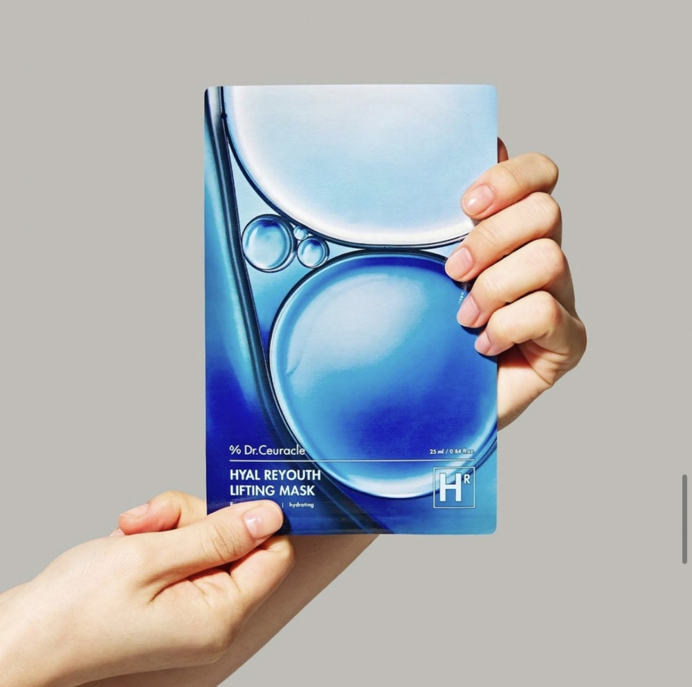 DR. CEURACLE Подтягивающая маска Hyal Reyouth lifting mask 10 штx25 мл