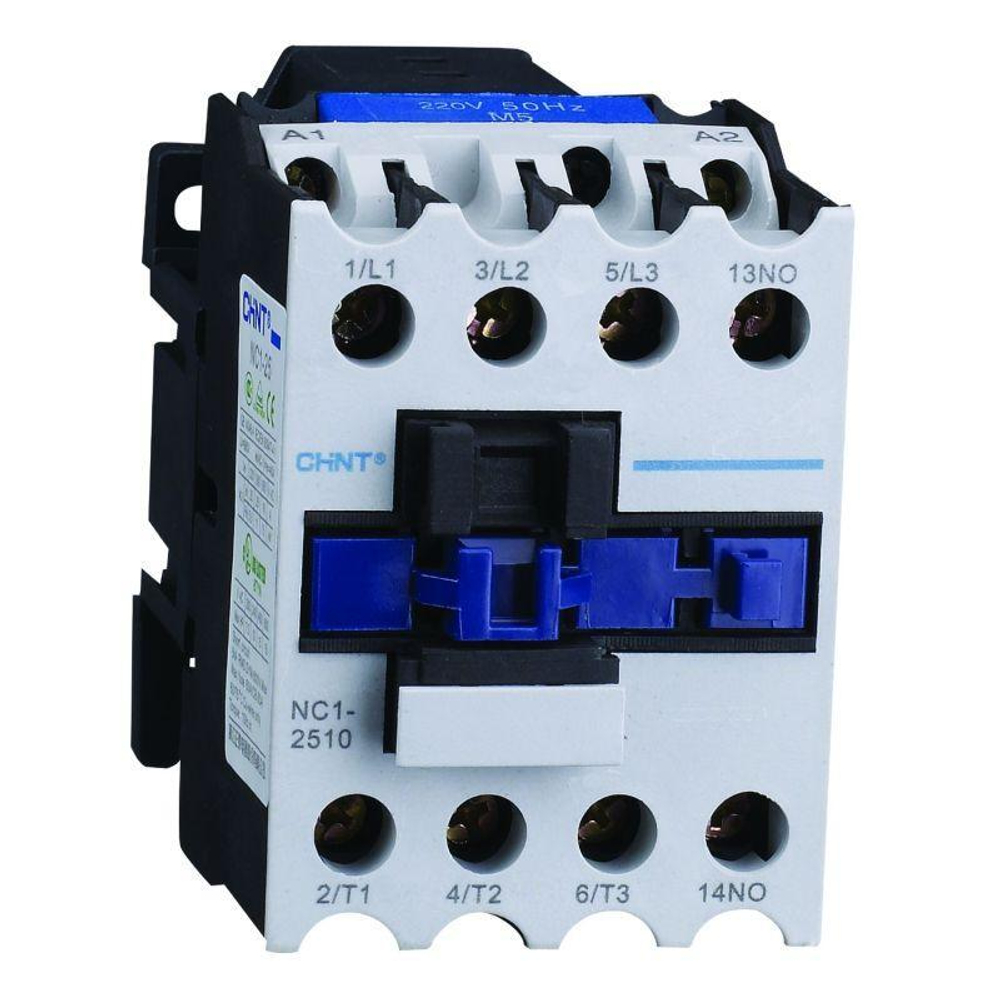 Контактор NC1-2510 25А кат. 400В AC 1НО AC-3 (R) CHINT 221880
