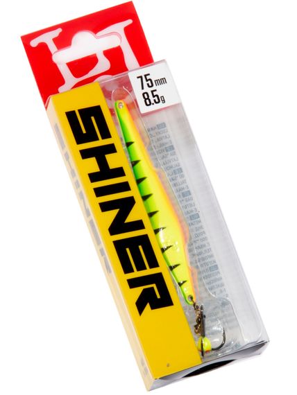 Блесна вертикальная зимняя Lucky John SHINER 75мм Tiger блистер