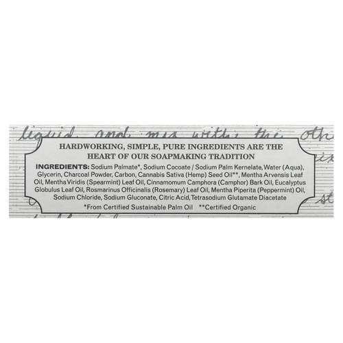 The Grandpa Soap Co., Мыло для лица и тела, древесный уголь, 120 г (4,25 унции)