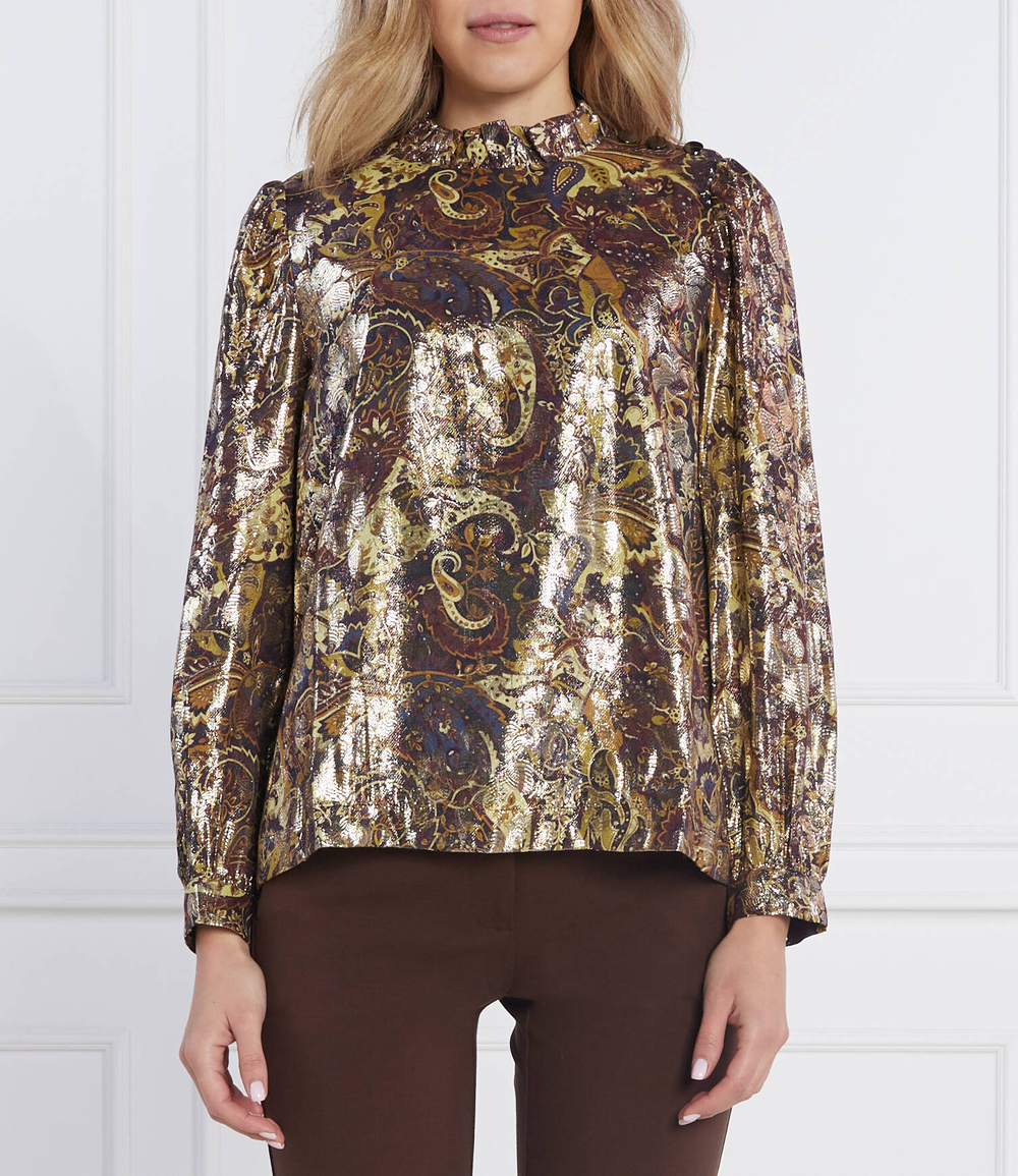 блузка calo Ba&amp;sh - золотой(1H22CALO)